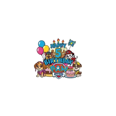 A birthday-themed t-shirt for <age> year old, with <favorite characters or items>.