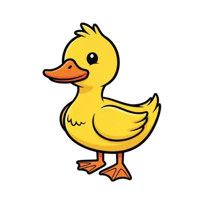 Cute Yellow Duck 