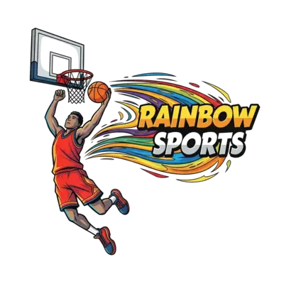 Design: A dynamic illustration of a basketball player mid-dunk, with the basketball a...