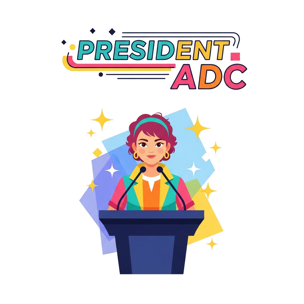 Custom design: A vibrant illustration of a confident, stylish 12-year-old girl with a determined yet friendly expression, standing i...