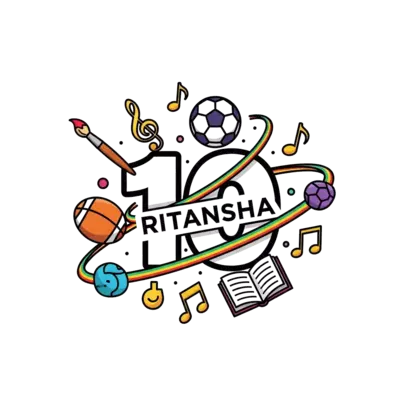 Design: A vibrant, playful illustration featuring a diverse array of elements like a ...