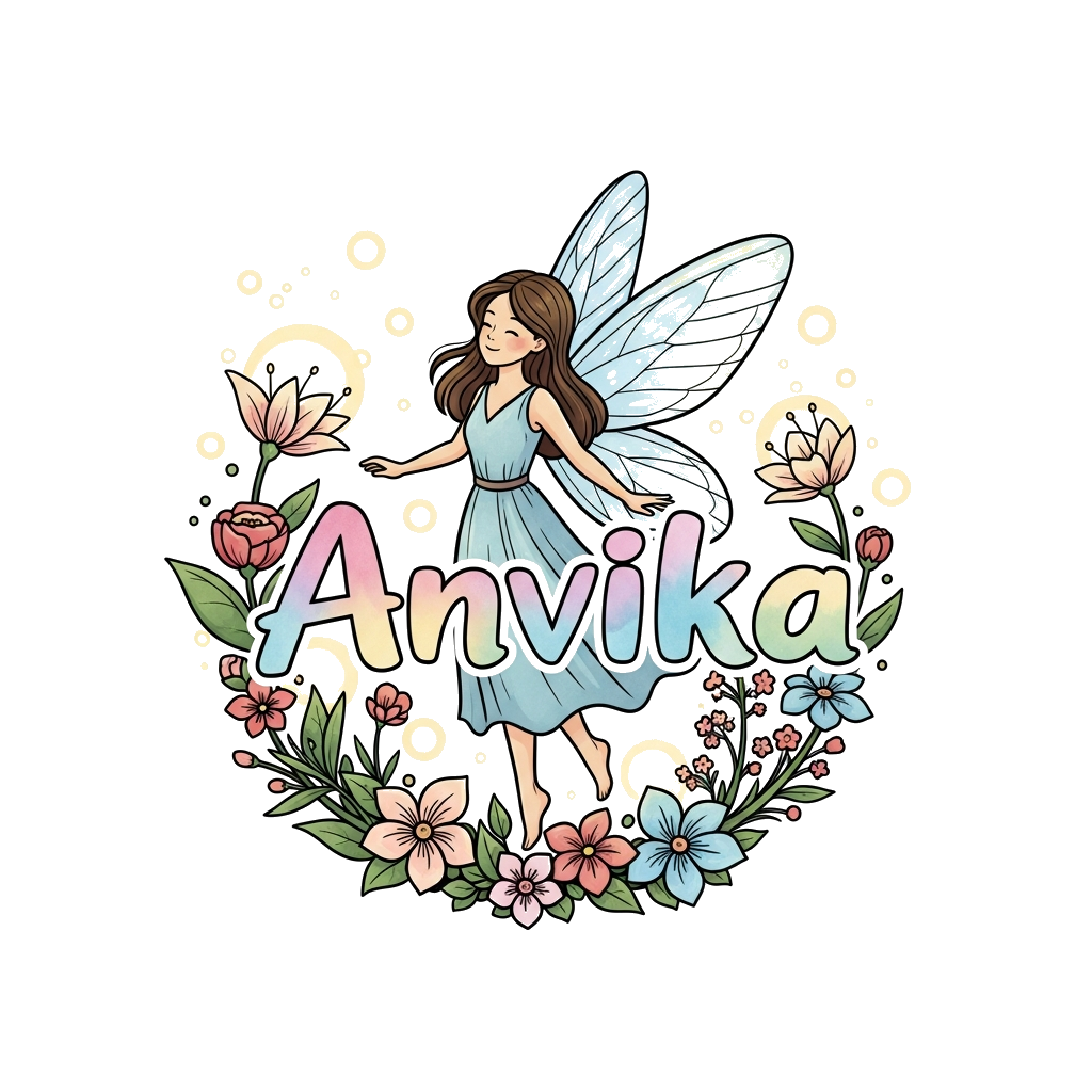 Custom design: A whimsical illustration of a graceful fairy with delicate, shimmering wings, surrounded by enchanted flowers and sof...