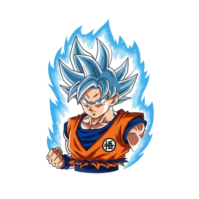Design: Goku autonomous ultra instinct 