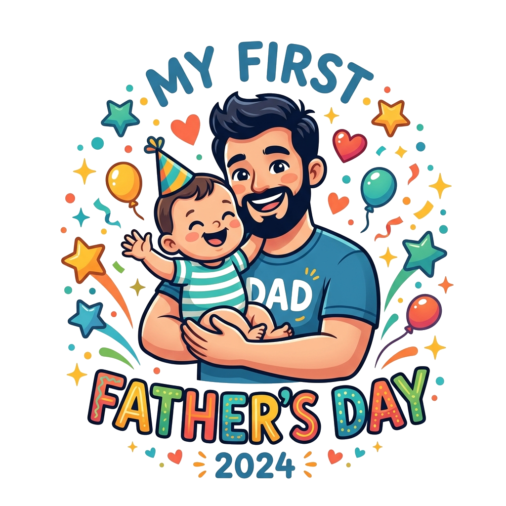 Custom design: First father's day